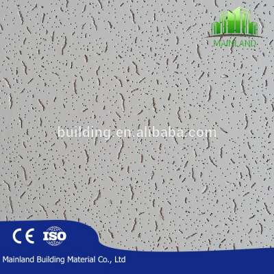 6mm/8mm/9mm10mm acoustic false mineral fiber 600*600mm ceiling board