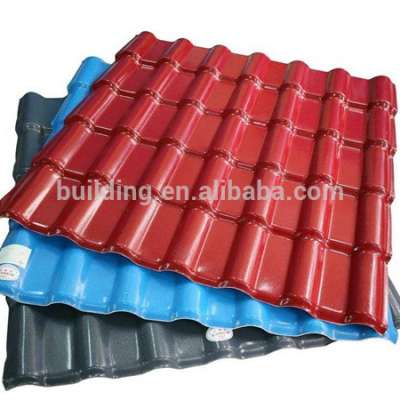 Waterproof performance corrugated pvc plastic synthetic tiles